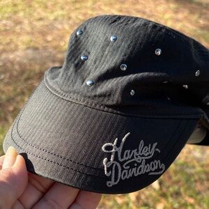 Harley-Davidson Black Cap with Silver Accents